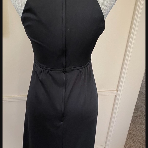 VINTAGE 🖤BLACK🖤 FORMAL DRESS SIZE SMALL 🌟EUC🌟 - Picture 10 of 12